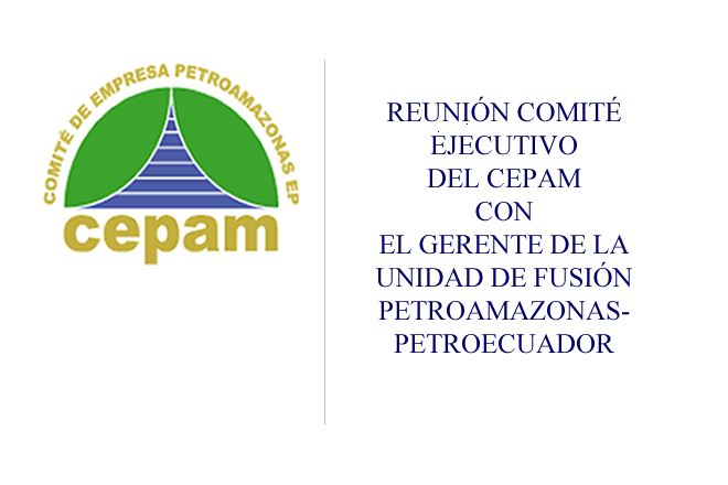 Reunión Gerente Unidad Temporal Fusión Petroamazonas-Petroecuador